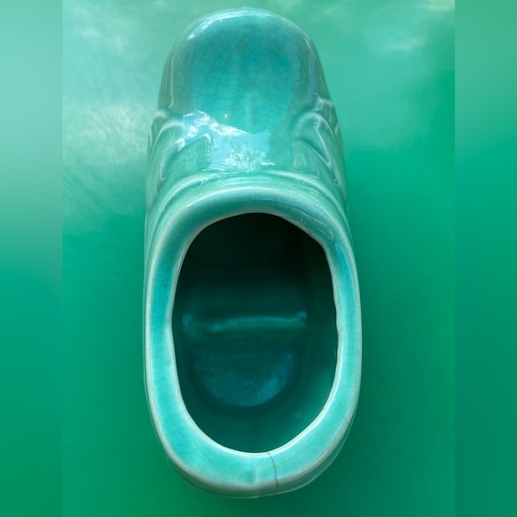 VINTAGE RETRO PLANTER  shaped like a DUTCH SHOE - 1940s-50s - Picture 5 of 10